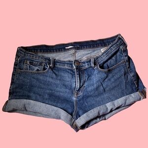 Blue Denim Shorts
